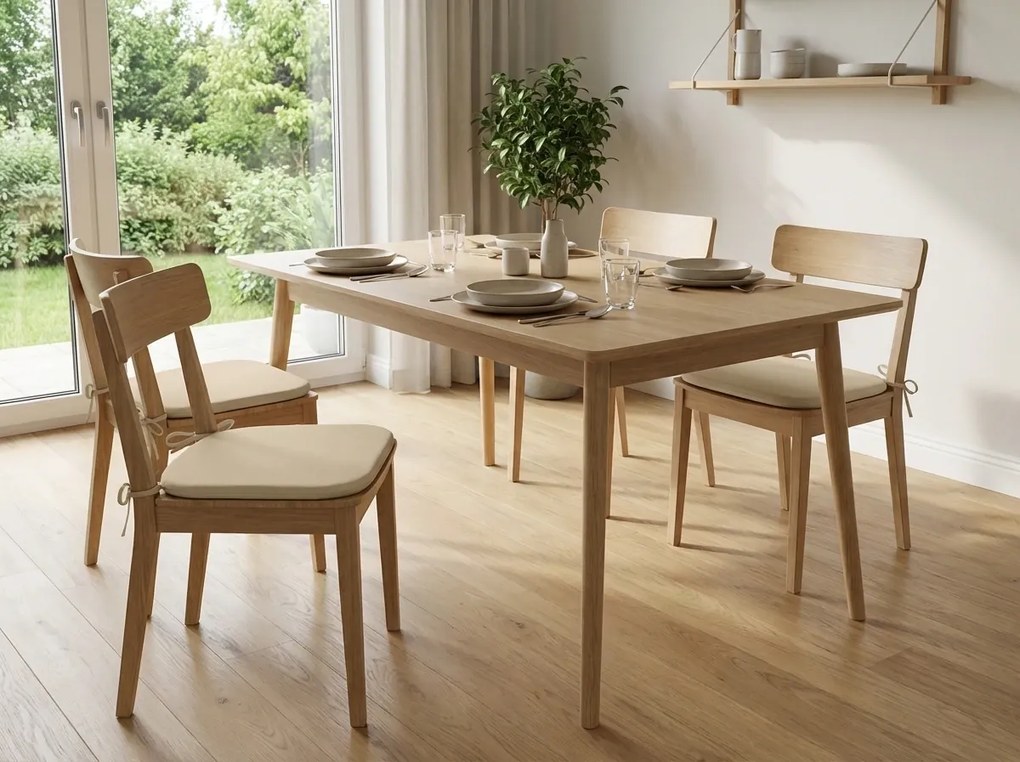 Poduszka na krzesło BASIC beżowa