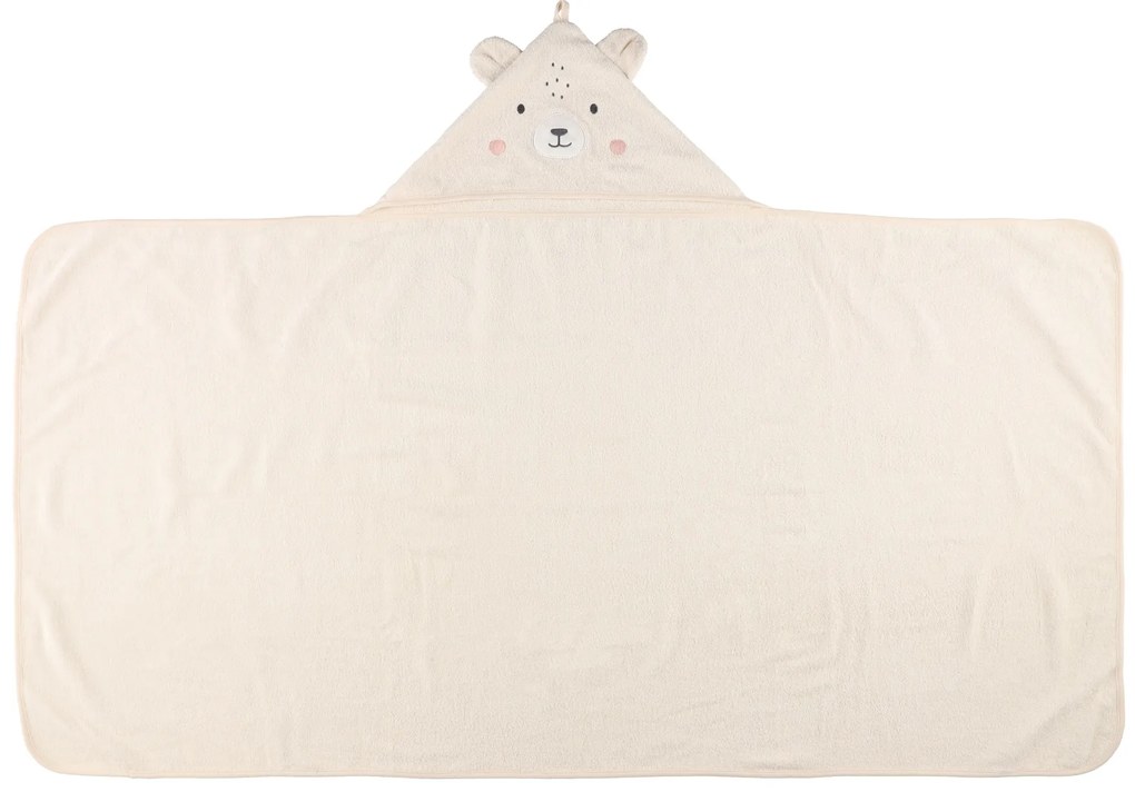 Ręcznik z kapturem dla dzieci TEDDY, 70 x 140 cm