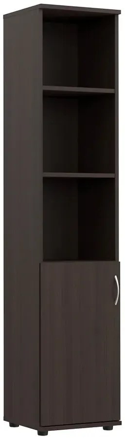 Klasyczny regał biurowy wenge - Romo