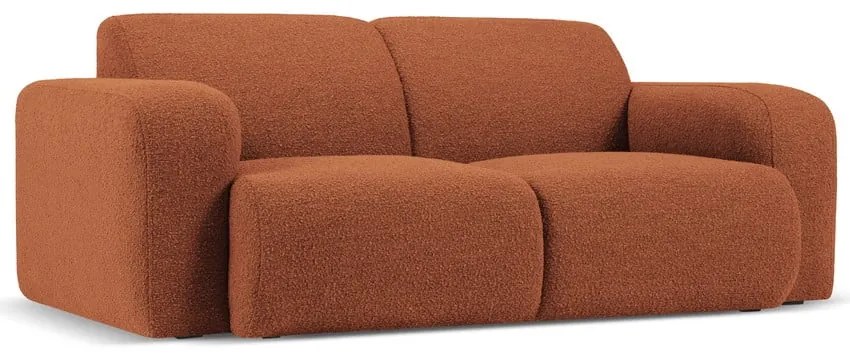 Brązowa sofa z materiału bouclé 170 cm Molino – Micadoni Home
