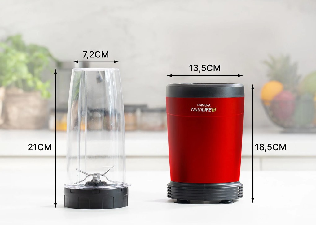 Primera Nutrilife Blender Kielichowy czerwony 700 W
