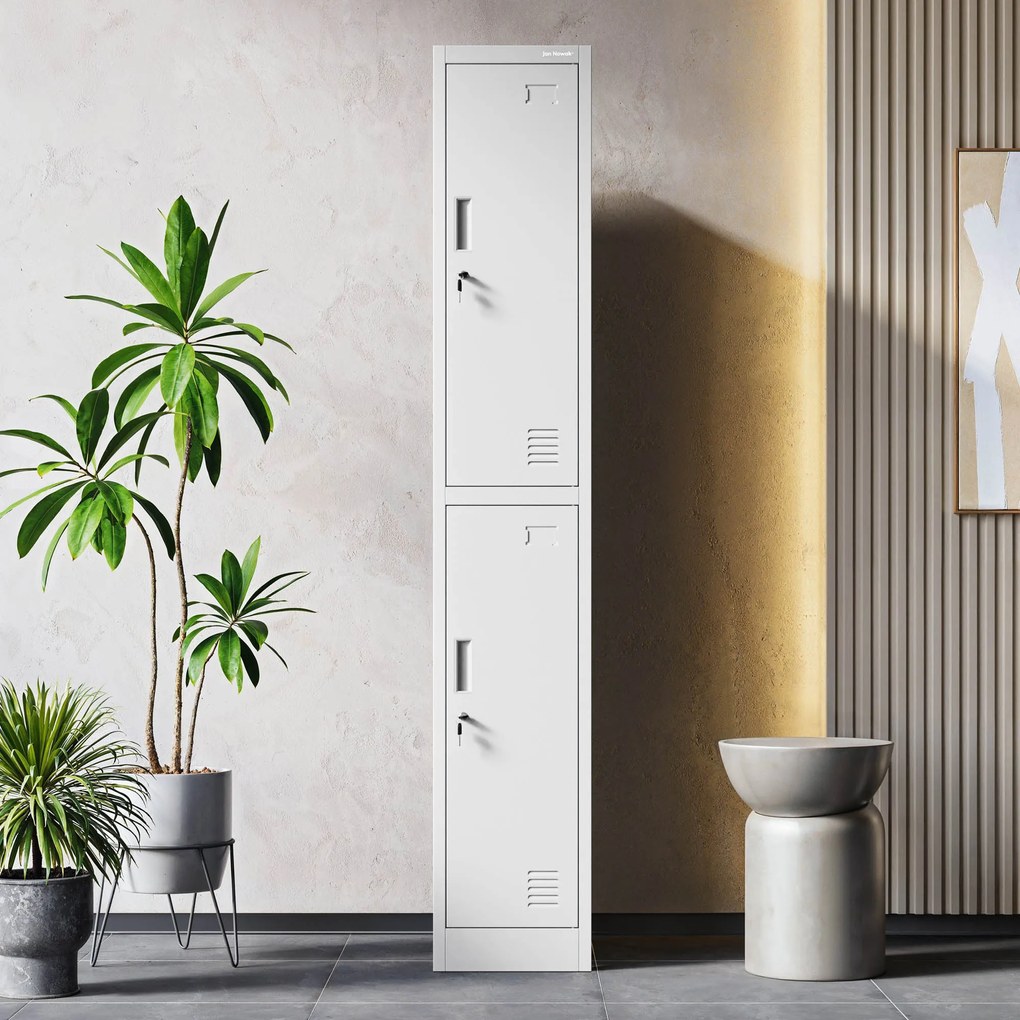 Szafka socjalna ubraniowa BHP szara: IGOR 1 Plus