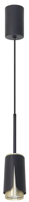 Czarno-złoty loftowy zwis - K418 N0-A42
