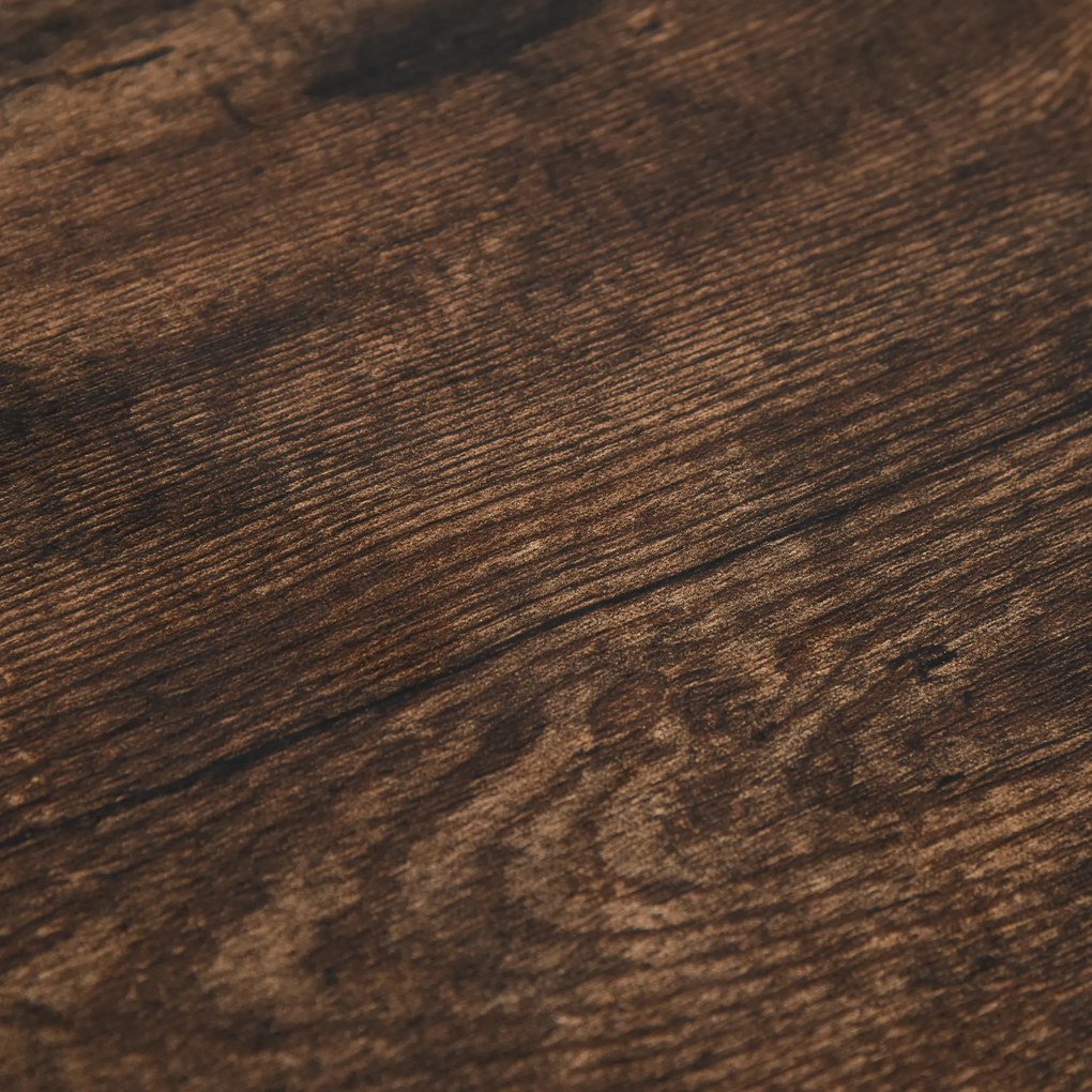 HOMCOM Stół barowy z hokerami zestaw 5 części rustykalny brąz czarny nowoczesny design | Aosom PL