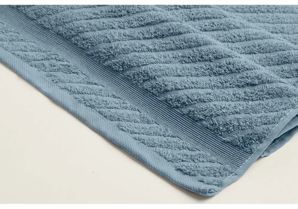 Żółto-niebieskie bawełniane ręczniki frotte zestaw 4 szt. 50x90 cm – Foutastic