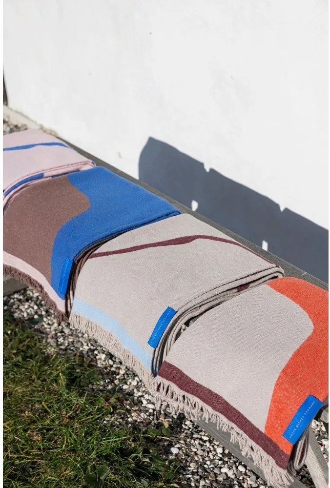 Beżowy koc 130x175 cm Studio – Mette Ditmer Denmark