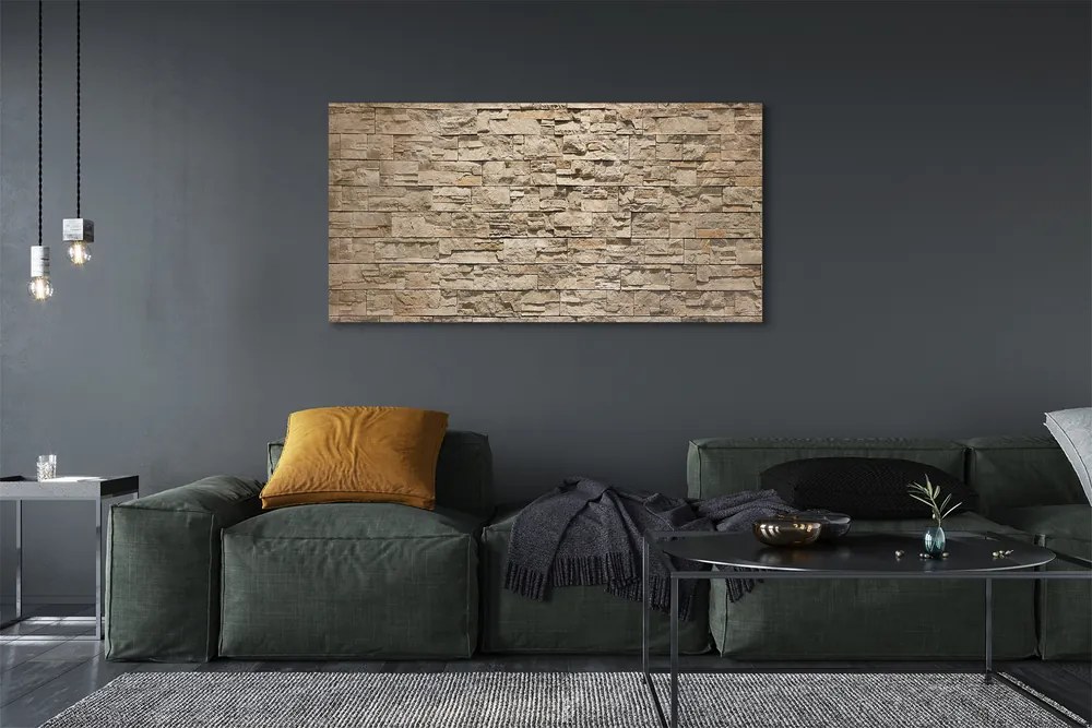 Obraz drukowany na płótnie Połączenie Cegły I Kamienia