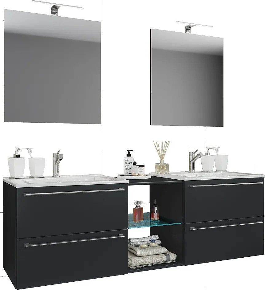 Umywalka 3-częściowa Badinos XXL