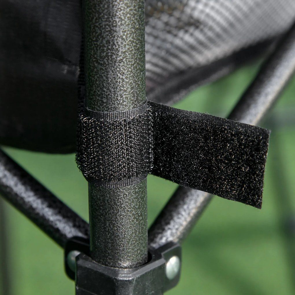 Outsunny aluminiowy składany stół kempingowy, 70 cm x 70 cm x 69 cm