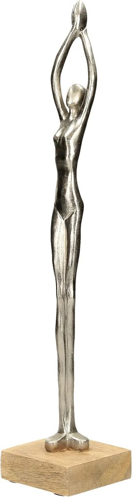 Dekoracja Silver Woman II wys. 52cm
