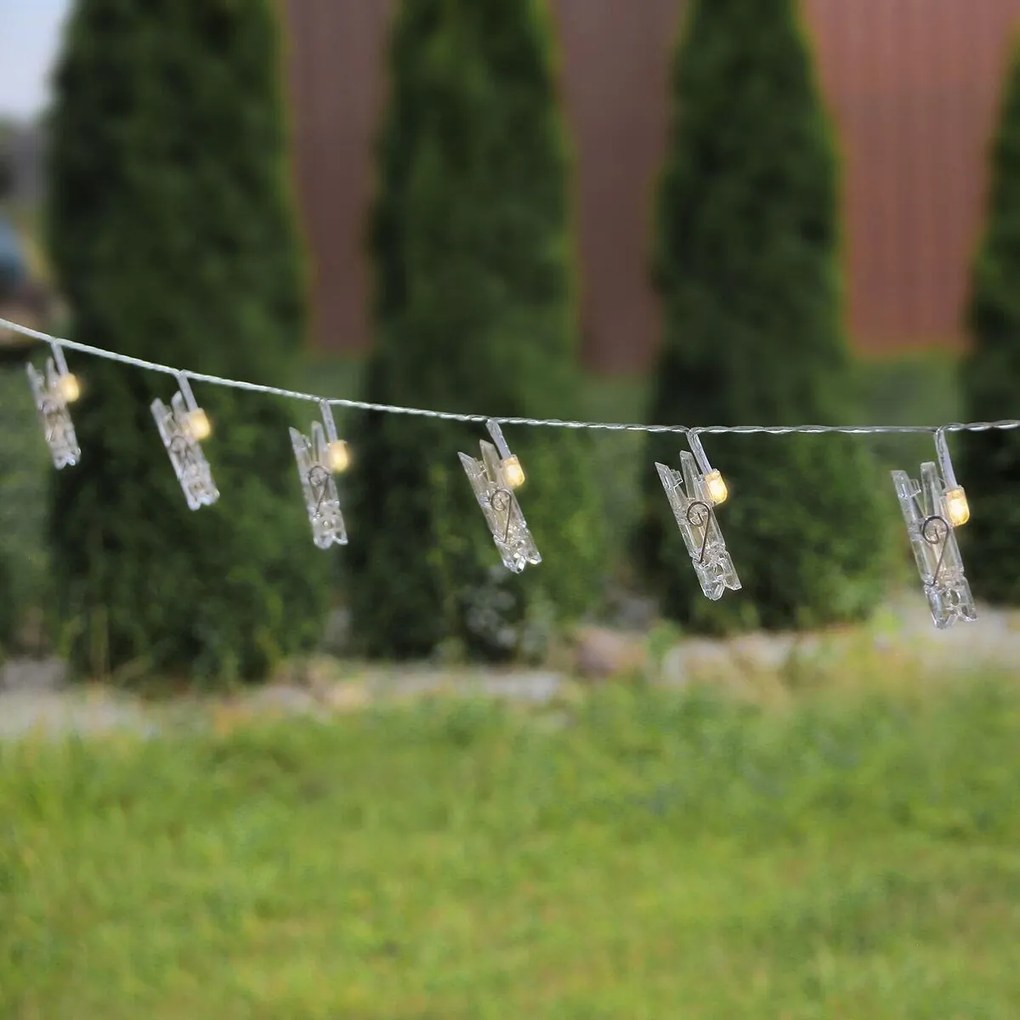 DecoKing Lampki na zdjęcia ciepła biała, 20 LED