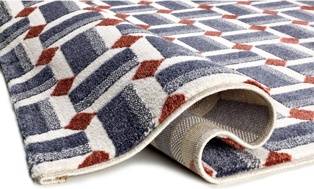 Niebieski dywan 133x190 cm Amara – Universal