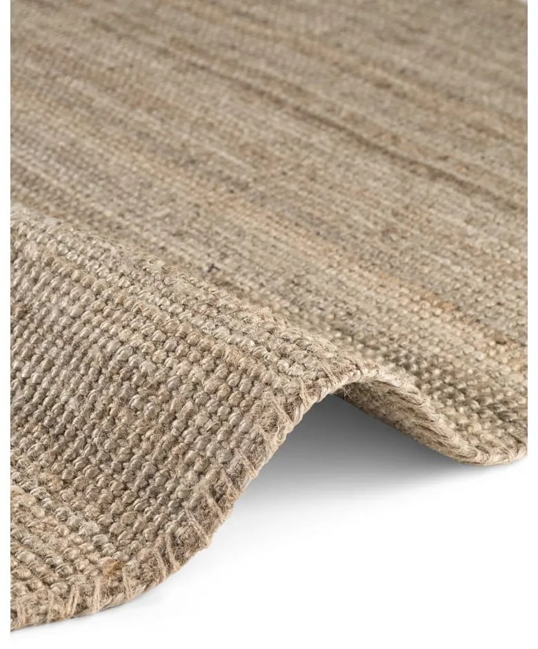 Szarobrązowy okrągły dywan z juty ø 160 cm Bouclé Jaipur – Hanse Home