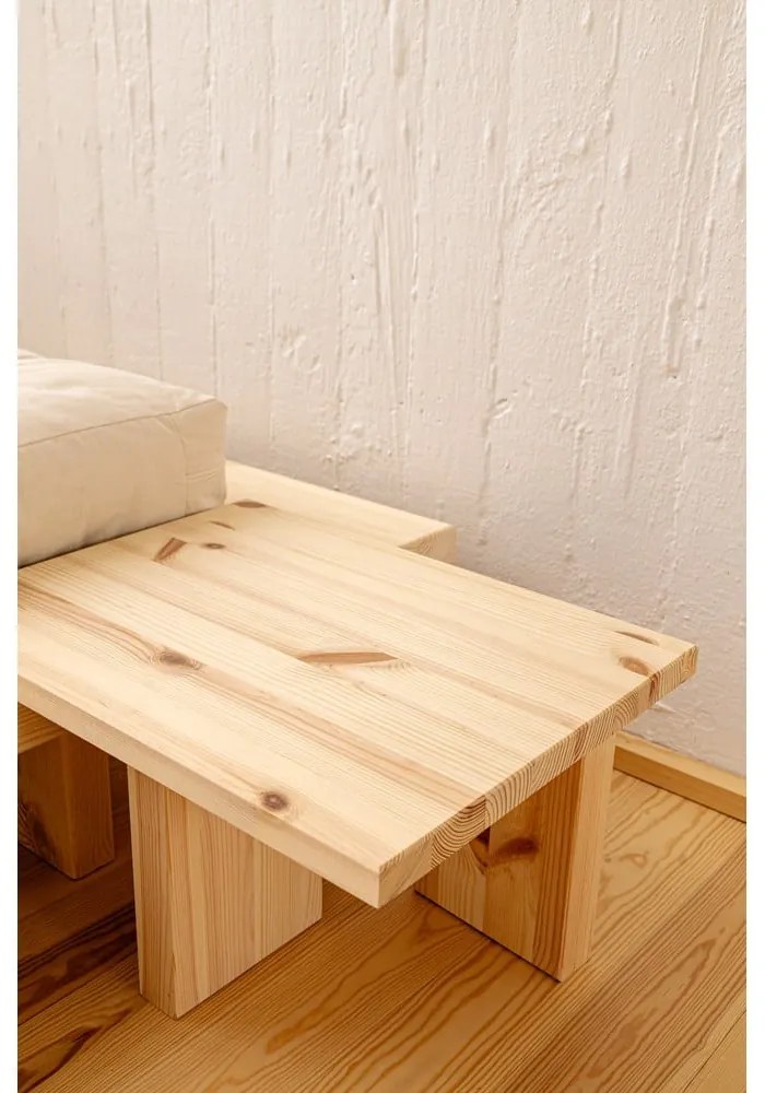 Brązowa szafka nocna z litego drewna sosnowego Japan – Karup Design