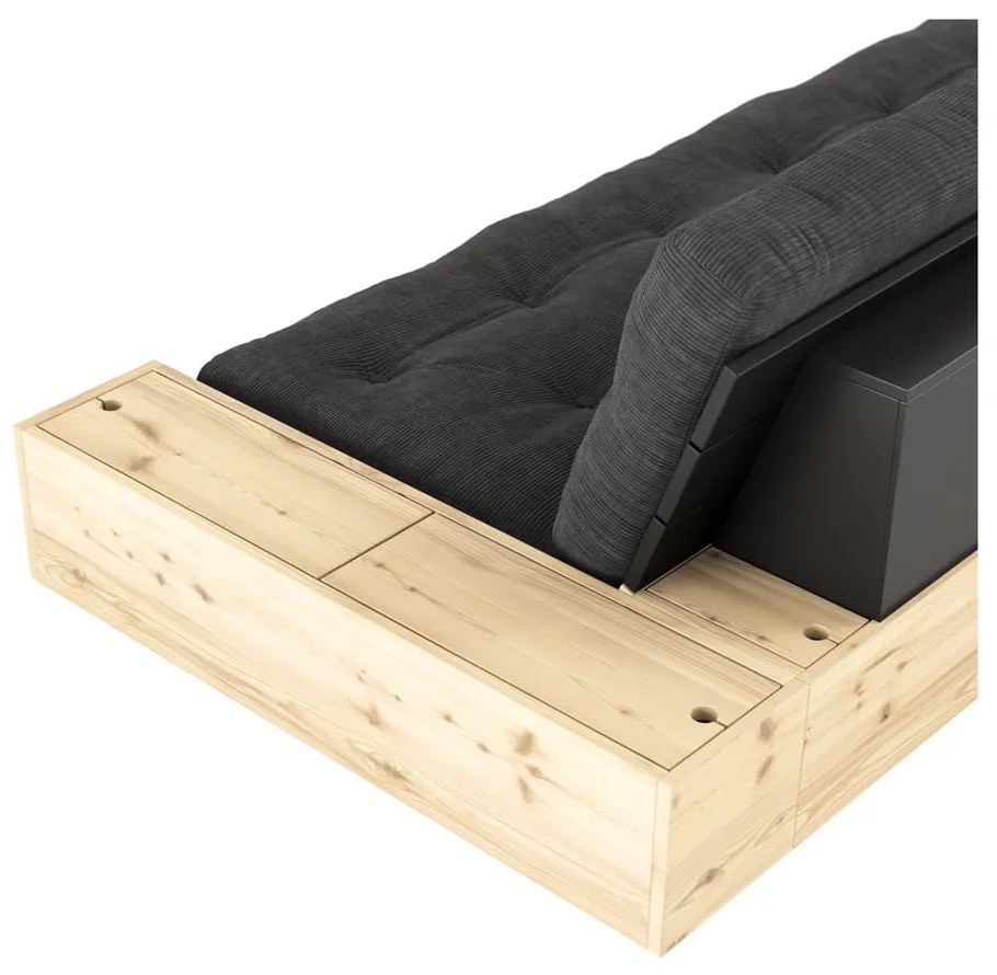 Beżowa rozkładana sofa 244 cm Base – Karup Design