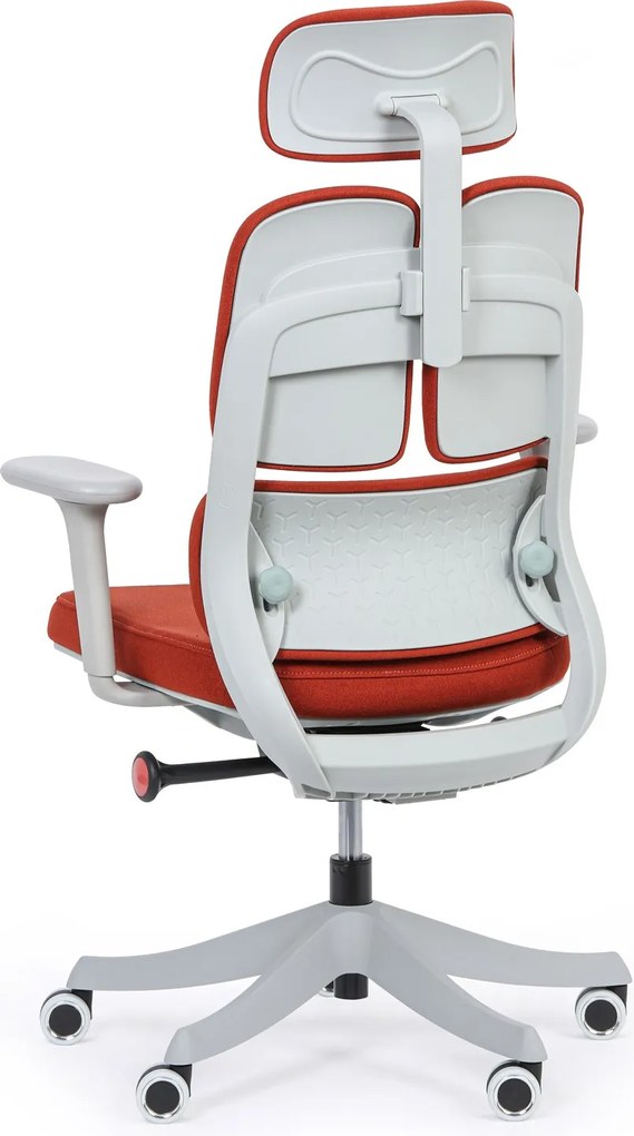 Krzesło biurowe ERGONOMY, czerwony