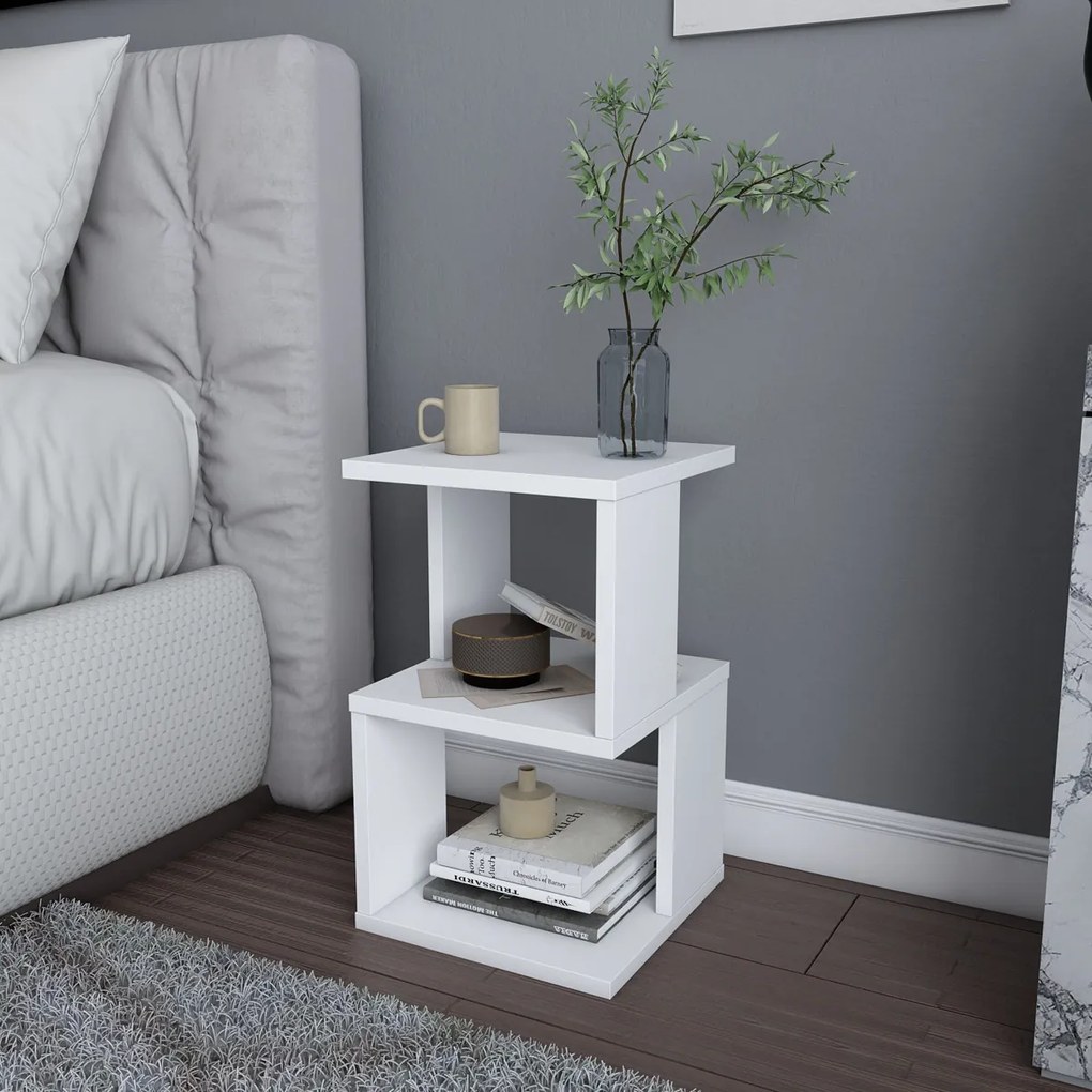 Stolik nocny Carter White