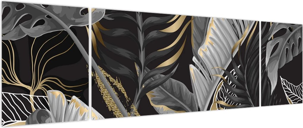 Obraz - Złota dżungla (170x50 cm)