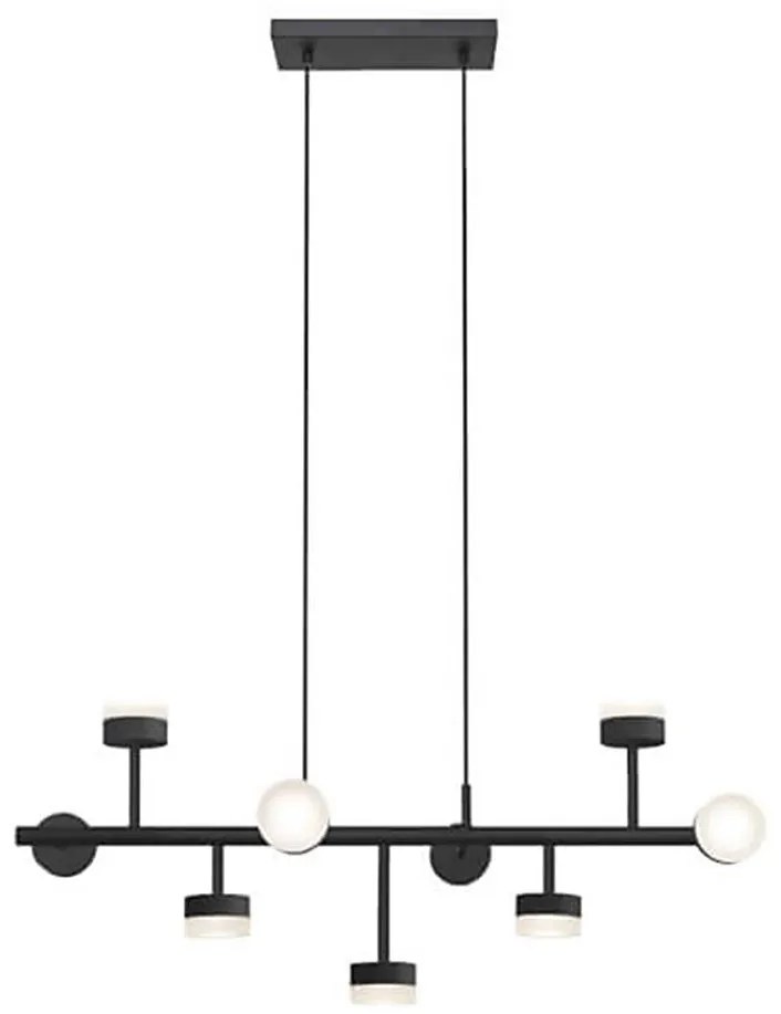 Klausen 149004 - Lampa LED COMFORT 9xLED/5W/230V czarna na pręcie