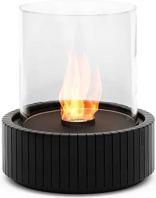 Planika - Lotus Biokominek stołowy, przenośny biokominek z technologią komercyjną, szkło cylindryczne