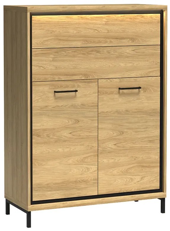 Niska komoda hikora naturalna - Acorus 8X