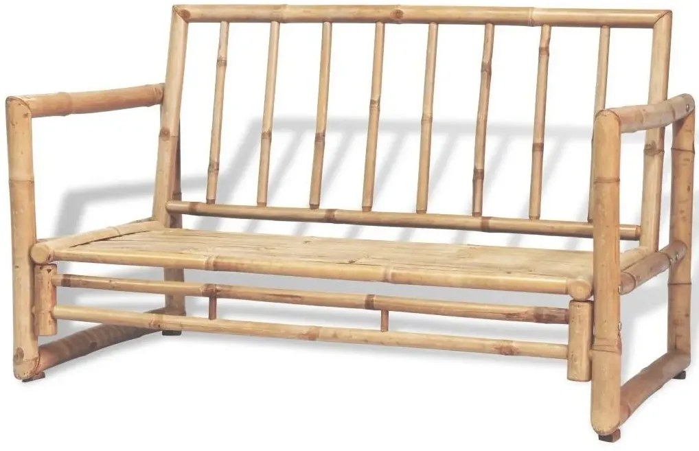 Bambusowa sofa ogrodowa Frawis - brązowa