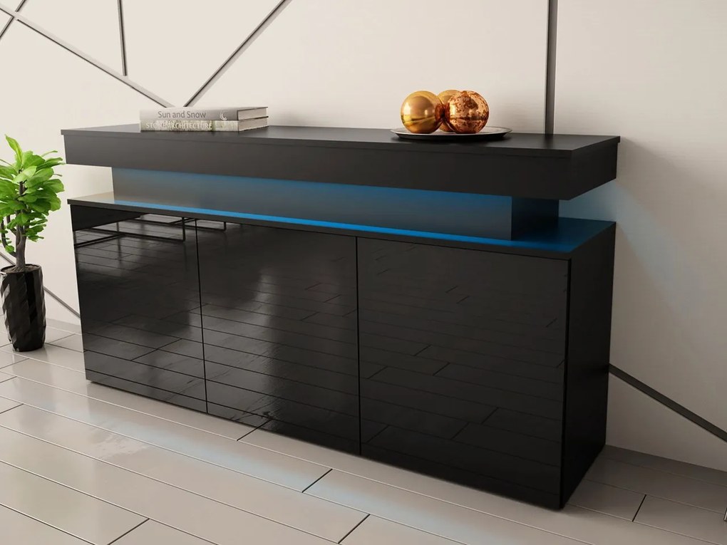 Komoda Lestirola 3D 160 z oświetleniem LED