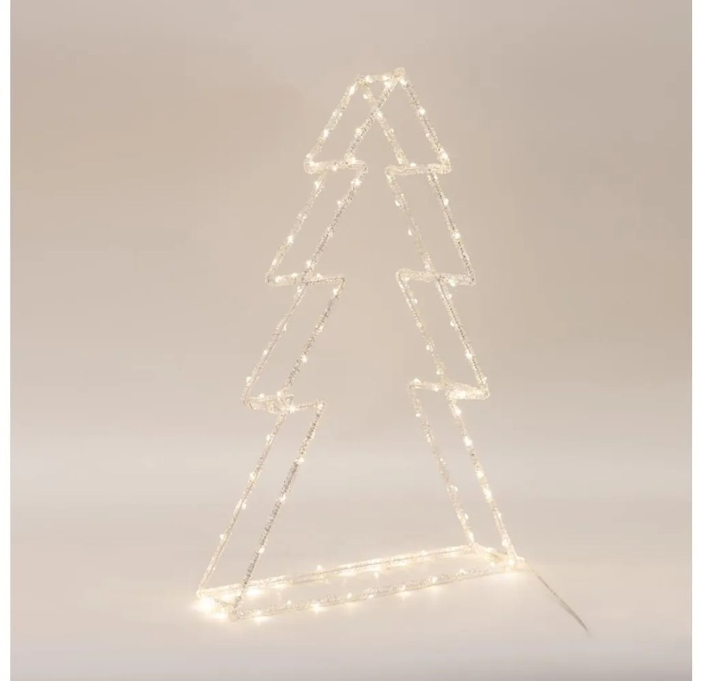 Zewnętrzna świąteczna dekoracja LED 120xLED/2,1W/230V IP44 ciepła biała choinka