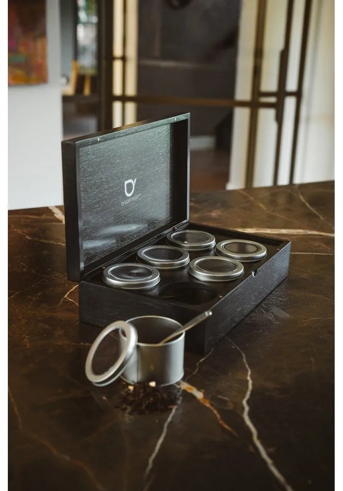 Drewniane pudełko na herbatę – Bredemeijer