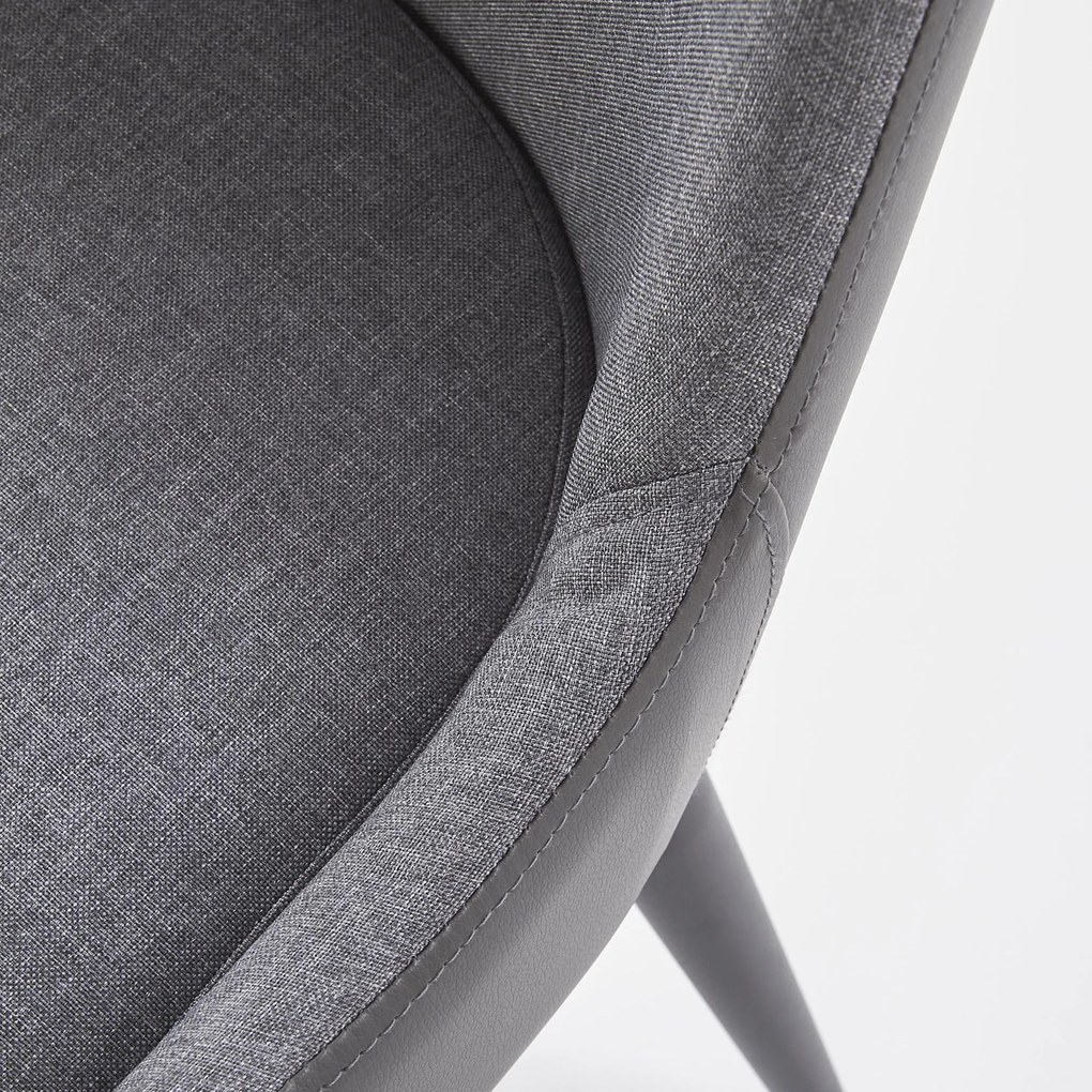 Krzesło do jadalni z niskimi podłokietnikami K333