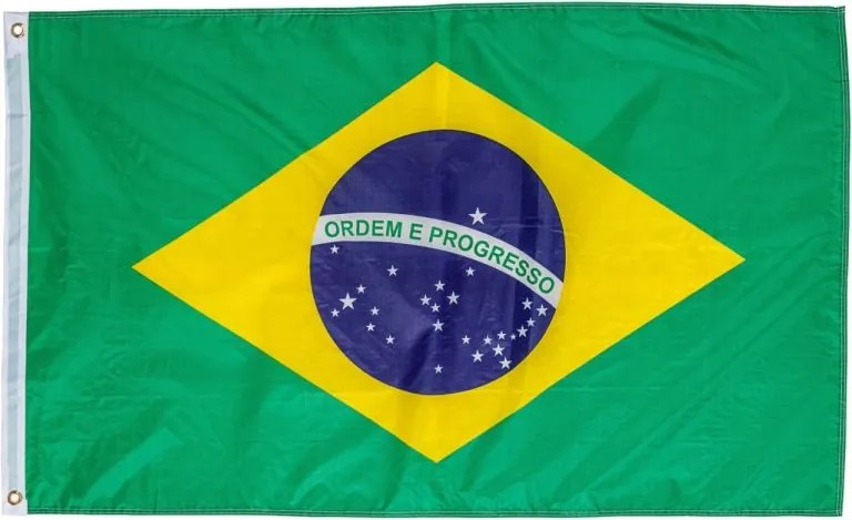 Flaga Brazylii, 120 x 80 cm