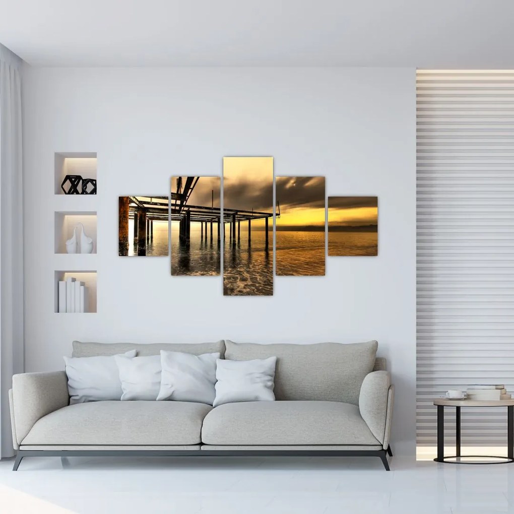 Obraz - Architektura nad wybrzeżem (125x70 cm)