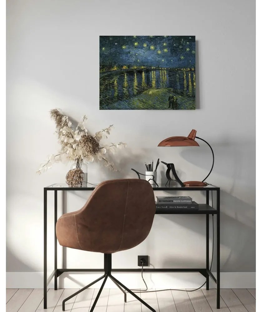 Obraz – reprodukcja 50x40 cm The Starry Night, Vincent van Gogh – Fedkolor