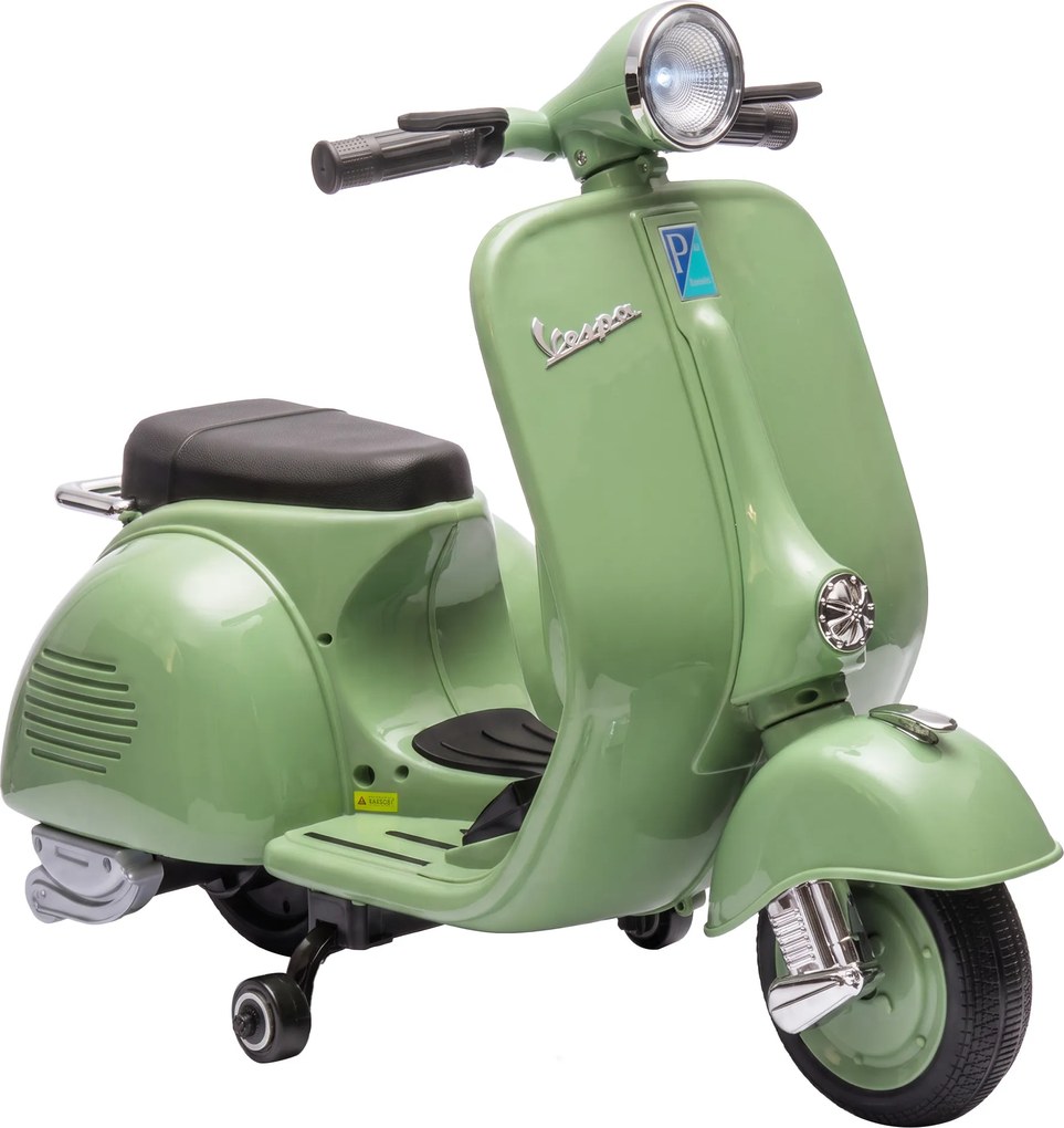 AIYAPLAY Elektryczny motocykl dla dzieci 6 V z kółkami podporowymi, akumulatorem litowym, Softstart, muzyką, USB, reflektorem, klaksonem | Aosom PL