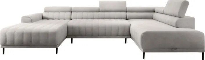 Narożnik CALDO XL Prawostronny z funkcją spania wolnostojący w tkaninie RUN AGAIN 80 WERSAL