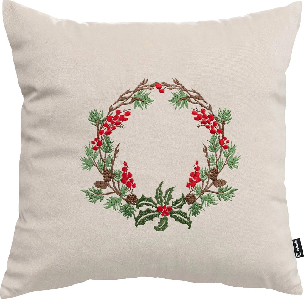Poszewka na poduszkę Winter Wreath 43x43 cm