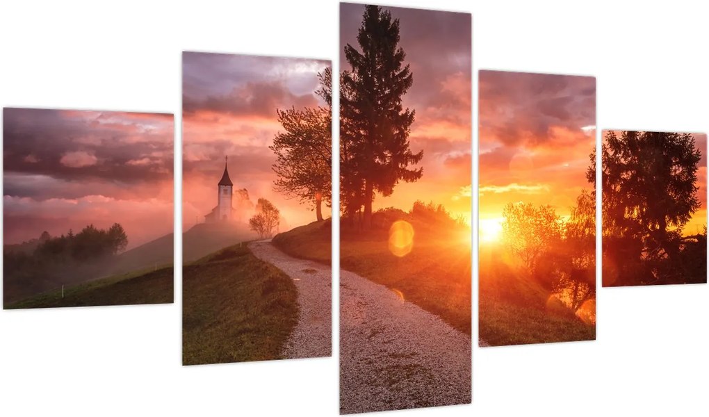 Obraz - Jamnik, Słowenia (125x70 cm)