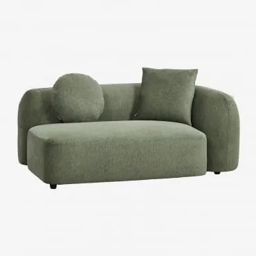 Prawy Moduł Narożny 2-osobowy Do Sofy Modułowej W Kolorze Szenilu Coco Szenil Sage Green - Sklum