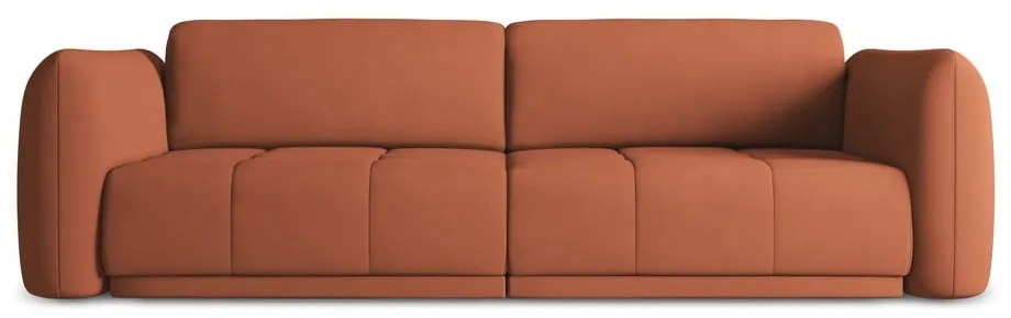 Pomarańczowa sofa 210 cm Hoku – Makamii