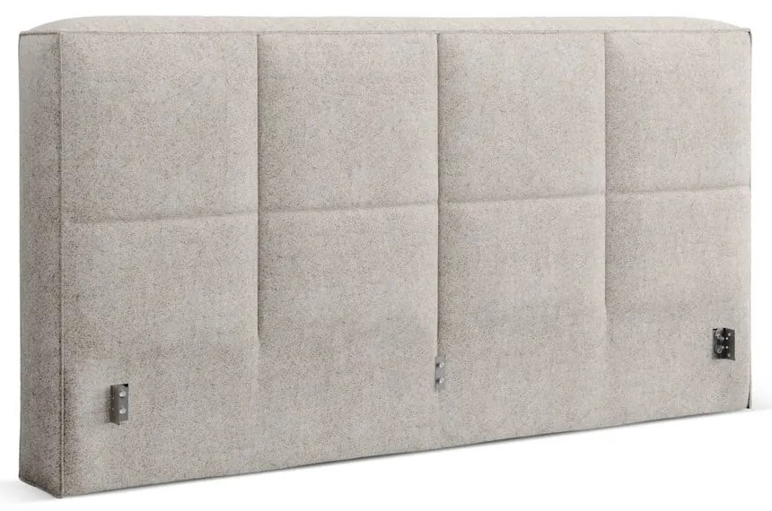 Beżowy tapicerowany zagłówek 150,5x100 cm Darren – Micadoni