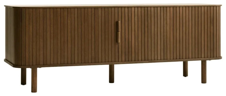 Brązowa szafka pod TV w dekorze dębu 56x160 cm Cavo – Unique Furniture