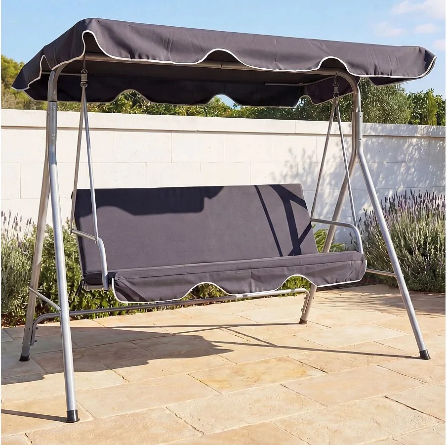 Huśtawka ogrodowa MCW-D61,  ciemnoszary