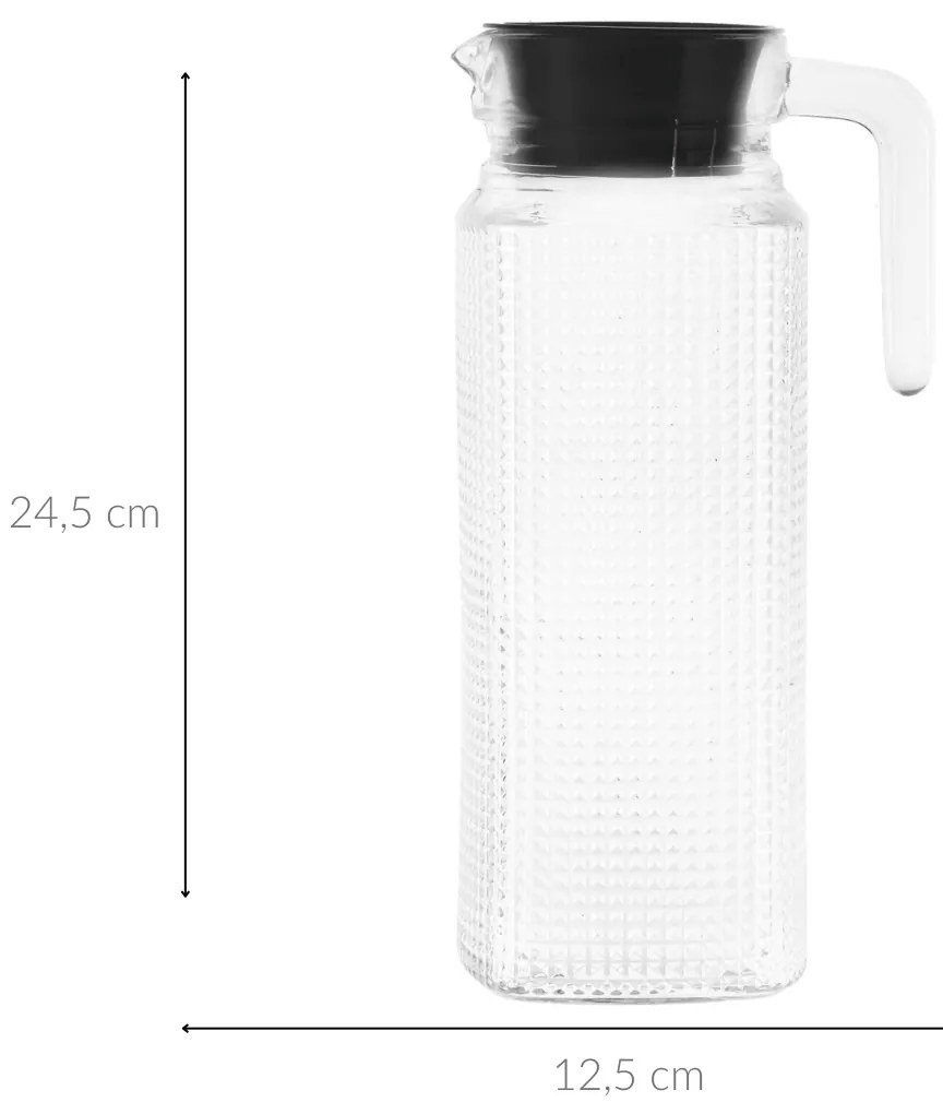 Dzbanek na napoje kwadratowy, 1 l