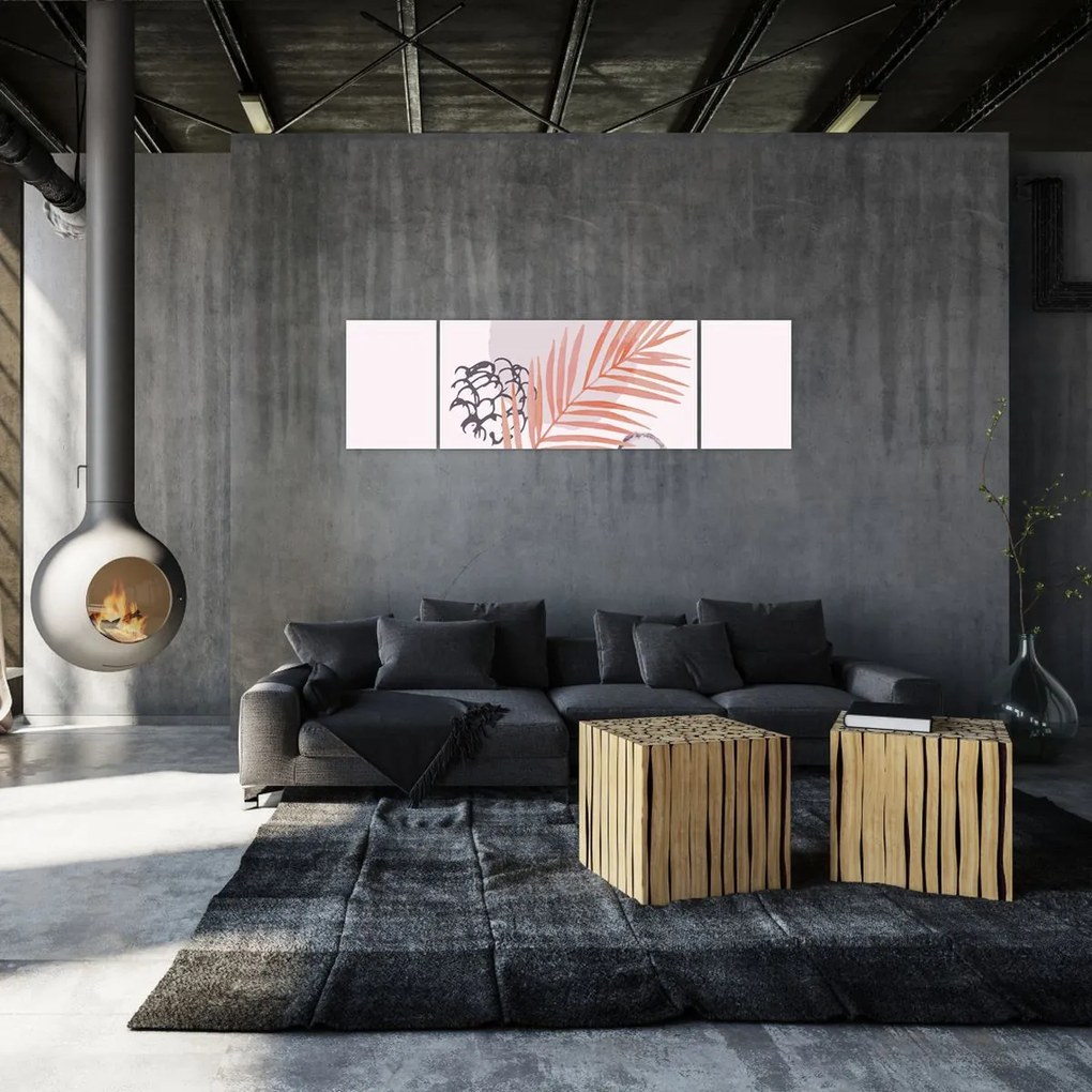 Obraz - Fioletowy minimalizm N⁰3 (170x50 cm)