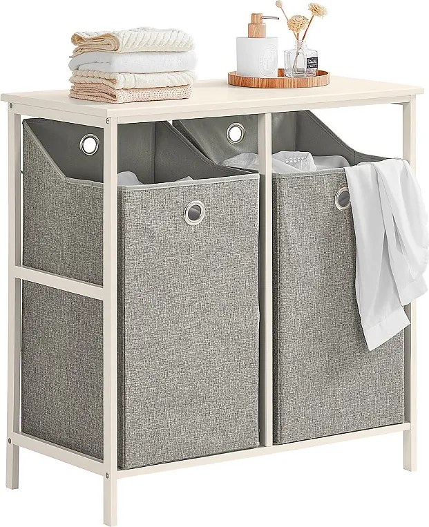 Meble łazienkowe z 2 kosz na pranie BZR57-W