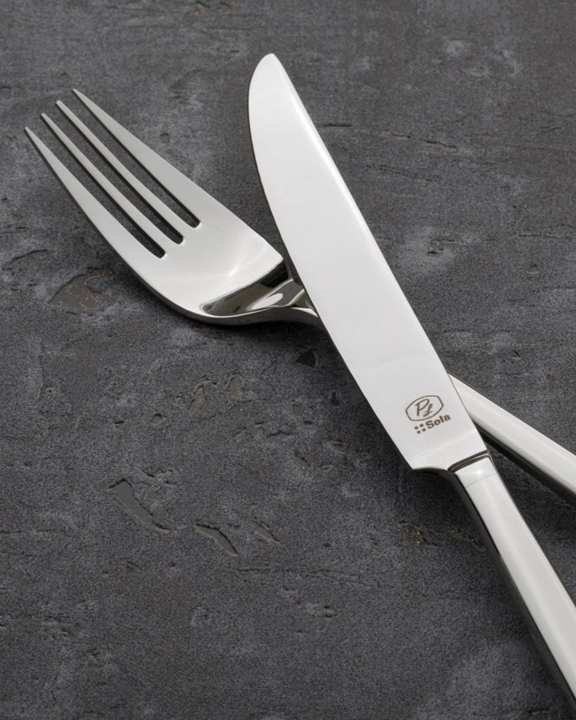 Sztućce Fiori Platinum dla 6 osób 24 części