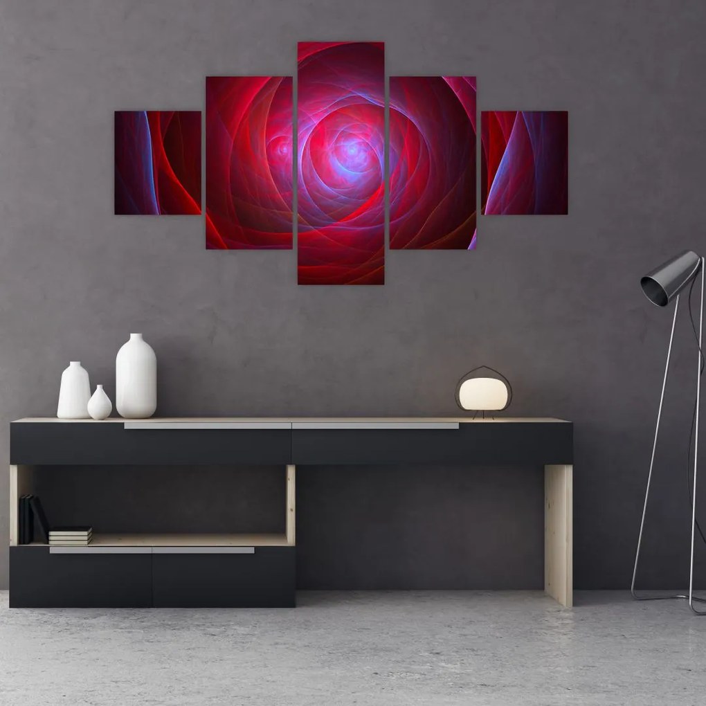 Abstrakcyjny obraz oczu (125x70 cm)