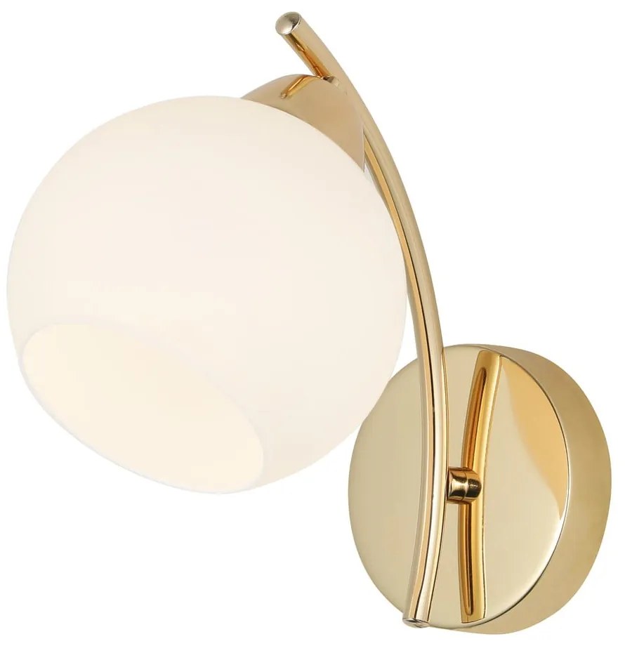 Kinkiet w biało-złotym kolorze Amos – Candellux Lighting