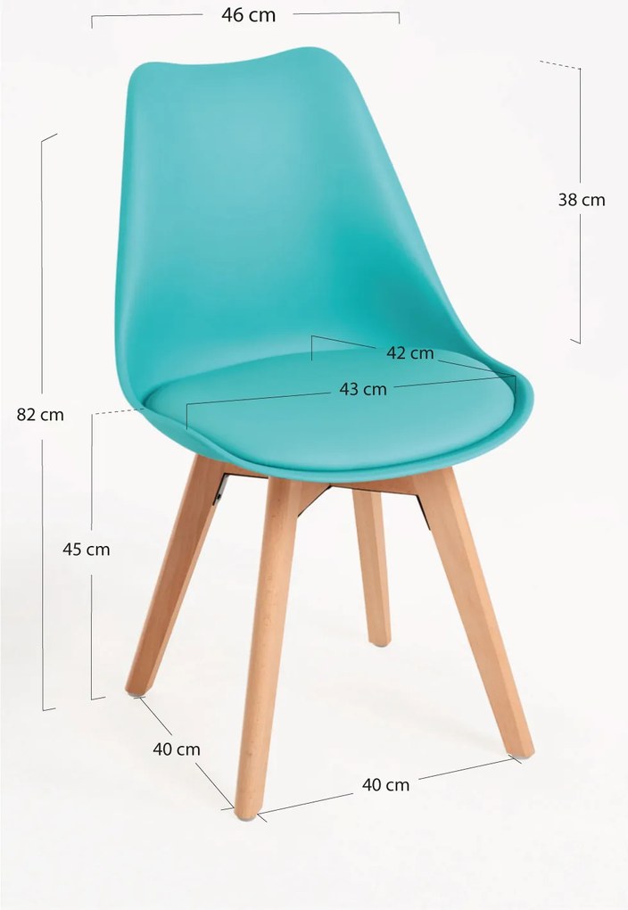 Zestaw 4 krzese Synk Basic