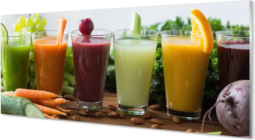 Szklany Panel Warzywno-Owocowe Smoothie